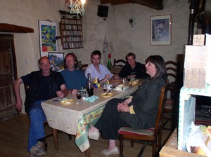 Aperitif in einem gem�tlichen Chambre d'Hote