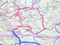 Karte der Tour zu Col de Jau und Col de Roque-Jalre