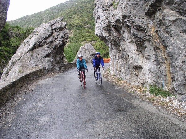 mit dem Rennrad durch die Gorges de Galamus